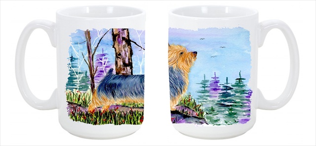 Picture of Carolines Treasures SS8678CM15 Norwich Terrier Dishwasher Safe Microwavable Ceramic Coffee Mug 15 oz.
