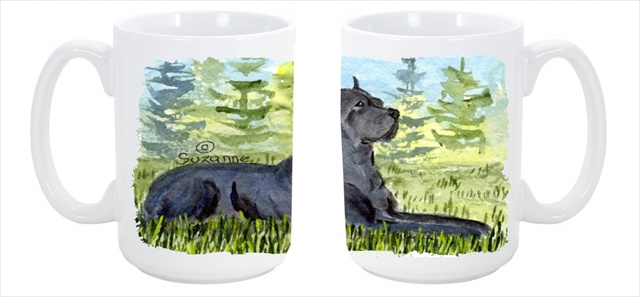 Picture of Carolines Treasures SS8682CM15 Cane Corso Dishwasher Safe Microwavable Ceramic Coffee Mug 15 oz.