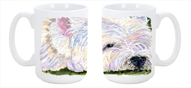 Picture of Carolines Treasures SS8831CM15 Westie Dishwasher Safe Microwavable Ceramic Coffee Mug 15 oz.