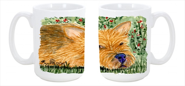 Picture of Carolines Treasures SS8862CM15 Norwich Terrier Dishwasher Safe Microwavable Ceramic Coffee Mug 15 oz.