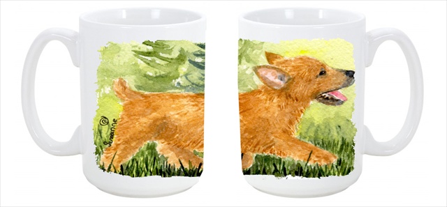 Picture of Carolines Treasures SS8884CM15 Norwich Terrier Dishwasher Safe Microwavable Ceramic Coffee Mug 15 oz.