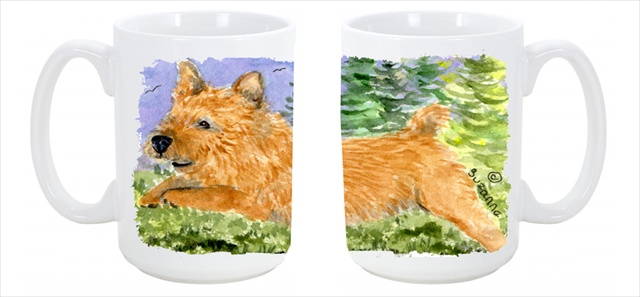 Picture of Carolines Treasures SS8910CM15 Norwich Terrier Dishwasher Safe Microwavable Ceramic Coffee Mug 15 oz.