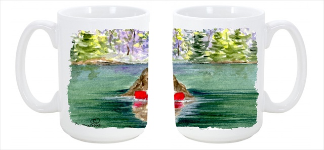 Picture of Carolines Treasures SS8943CM15 Springer Spaniel Dishwasher Safe Microwavable Ceramic Coffee Mug 15 oz.