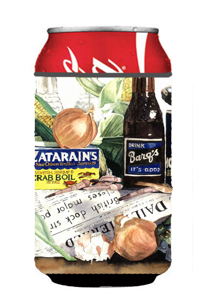 Picture of Carolines Treasures 1002CC Barqs  Crabs  and spices Can or Bottle  Hugger