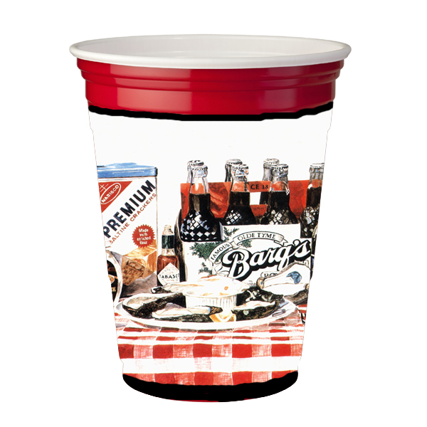 Picture of Carolines Treasures 1004RSC Barqs oysters Red Solo Cup  Hugger