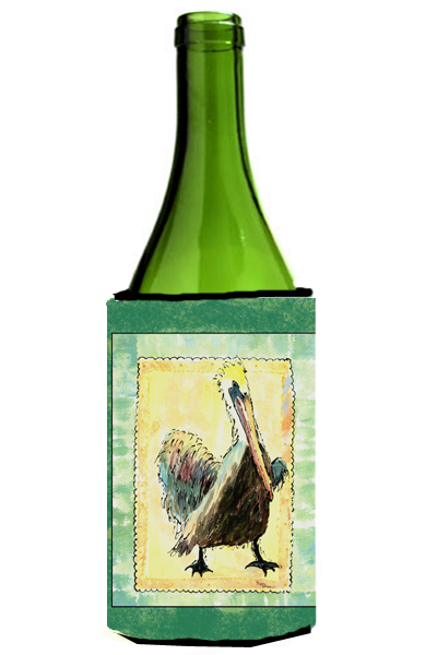 Picture of Carolines Treasures 8094LITERK Bird - Pelican Wine Bottle   Hugger