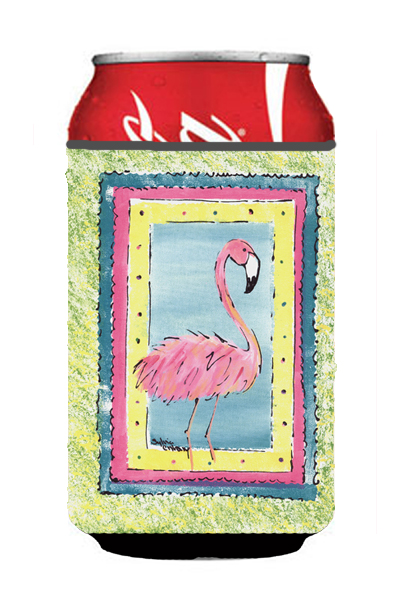 Picture of Carolines Treasures 8106-ACC Bird - Flamingo Can or Bottle  Hugger