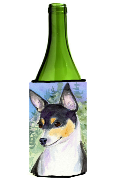 Picture of Carolines Treasures SS8927LITERK Rat Terrier Wine Bottle   Hugger