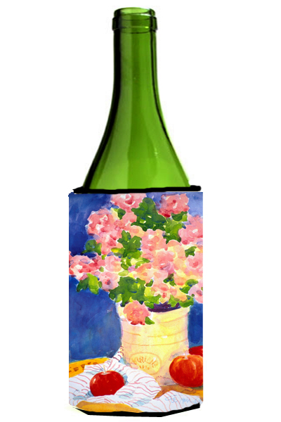 Picture of Carolines Treasures 6002LITERK Pink Bouquet of Flowers Wine Bottle   Hugger