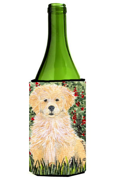 Picture of Carolines Treasures SS8857LITERK Golden Retriever Wine Bottle   Hugger