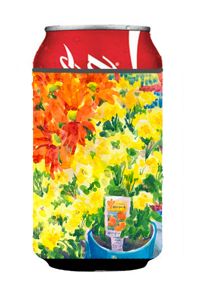 Picture of Carolines Treasures 6005CC Flower - Mums Can or Bottle  Hugger
