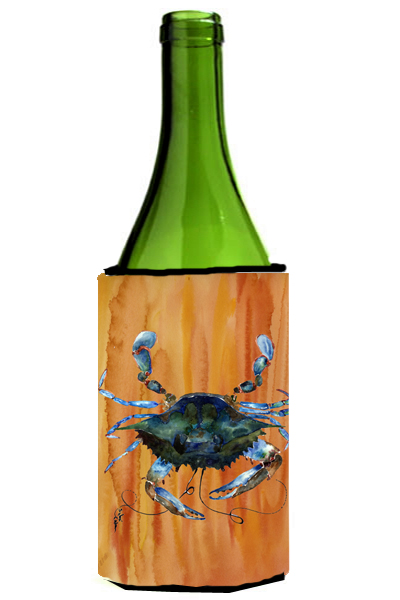 Picture of Carolines Treasures 8143LITERK Male Blue Crab Spicy Hot Wine Bottle   Hugger