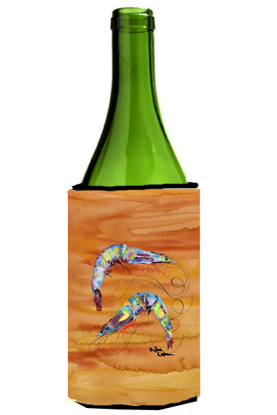 Picture of Carolines Treasures 8145LITERK Shrimp Spicy Hot Wine Bottle   Hugger