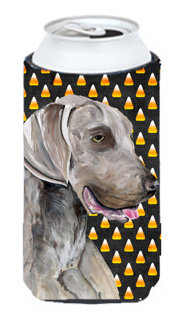 Weimaraner Candy Corn Halloween Portrait Tall Boy   Hugger