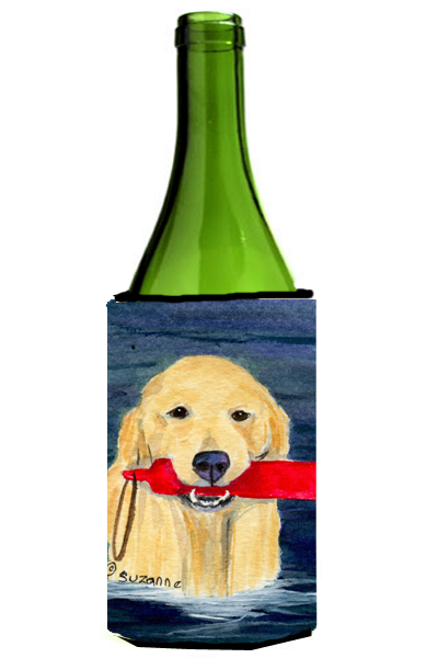 Picture of Carolines Treasures SS8868LITERK Golden Retriever Wine Bottle   Hugger