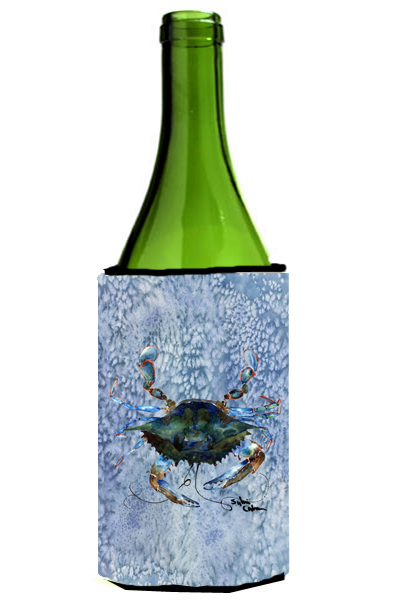 Picture of Carolines Treasures 8151LITERK Male Blue Crab Cool Blue Water Wine Bottle   Hugger