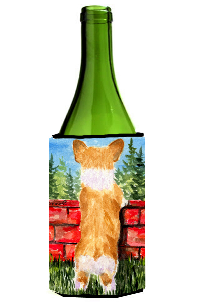 Picture of Carolines Treasures SS8870LITERK Corgi Wine Bottle   Hugger
