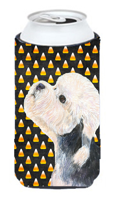 Dandie Dinmont Terrier Candy Corn Halloween Portrait Tall Boy   Hugger