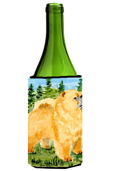 Picture of Carolines Treasures SS8871LITERK Chow Chow Wine Bottle  Hugger - 24 oz.