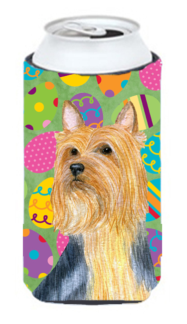 Silky Terrier Easter Eggtravaganza Tall Boy  Hugger - 22 To 24 oz.