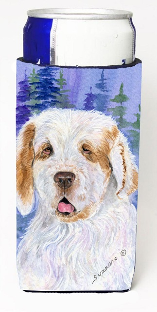Clumber Spaniel Michelob Ultra s For Slim Cans - 12 oz.