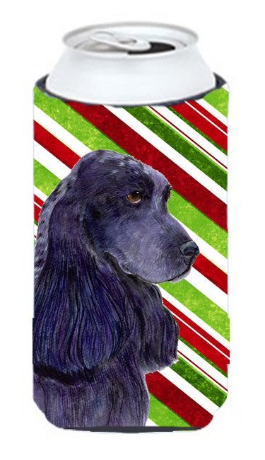 Cocker Spaniel Candy Cane Holiday Christmas Tall Boy Hugger - 22 To 24 oz.
