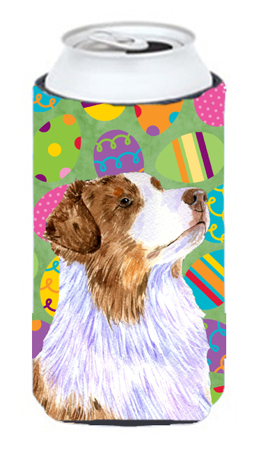 Australian Shepherd Easter Eggtravaganza Tall Boy  Hugger - 22 To 24 oz.