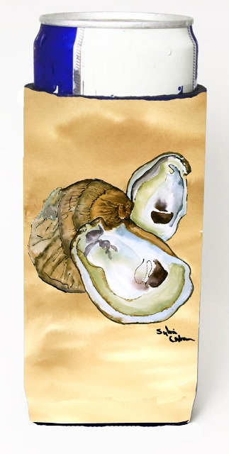 Picture of Carolines Treasures 8160MUK Oyster Sandy Beach Michelob Ultra s For Slim Cans - 12 oz.