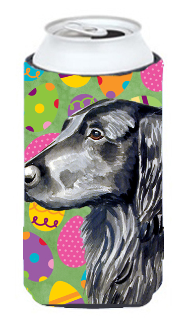 Flat Coated Retriever Easter Eggtravaganza Tall Boy  Hugger - 22 To 24 oz.