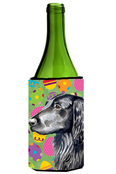 Flat Coated Retriever Easter Eggtravaganza Wine Bottle  Hugger - 24 oz.
