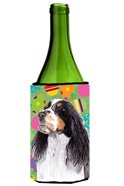 Springer Spaniel Easter Eggtravaganza Wine Bottle Hugger - 24 oz.