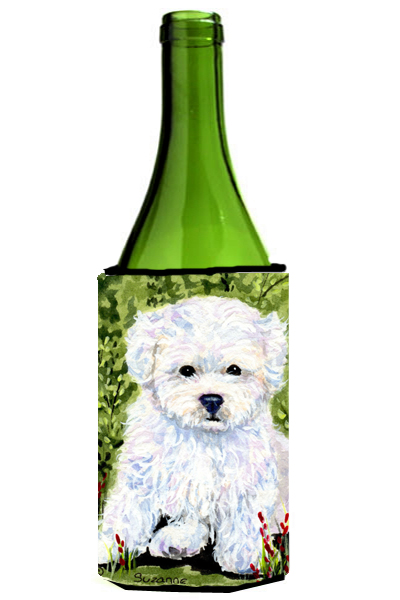 Picture of Carolines Treasures SS8913LITERK Bichon Frise Wine Bottle  Hugger - 24 oz.