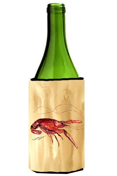 Picture of Carolines Treasures 8230LITERK Crawfish Sandy Beach Wine Bottle  Hugger - 24 oz.
