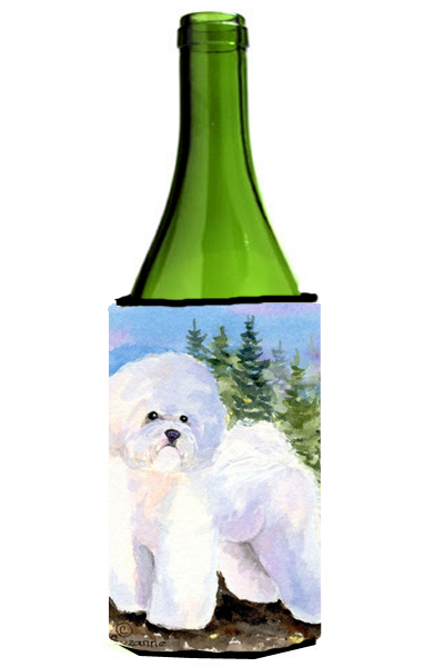 Picture of Carolines Treasures SS8916LITERK Bichon Frise Wine Bottle  Hugger - 24 oz.