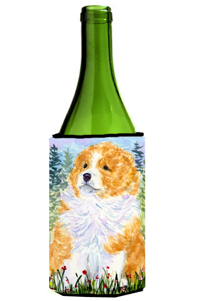 Picture of Carolines Treasures SS8918LITERK Sheltie Wine Bottle  Hugger - 24 oz.