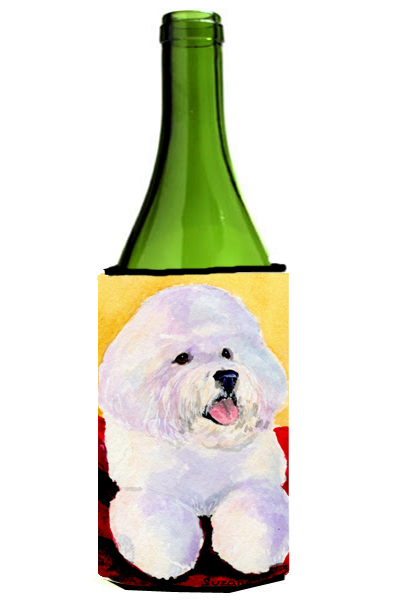 Picture of Carolines Treasures SS8921LITERK Bichon Frise Wine Bottle  Hugger - 24 oz.
