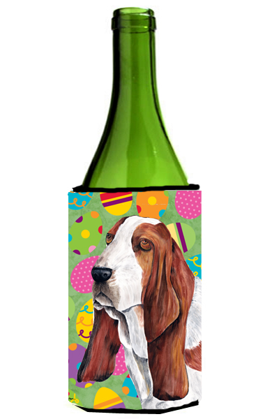 Basset Hound Easter Eggtravaganza Wine Bottle Hugger - 24 oz.