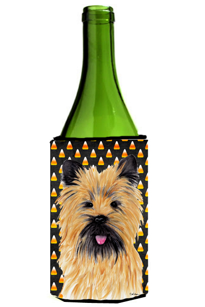 Cairn Terrier Candy Corn Halloween Wine Bottle Hugger - 24 oz.