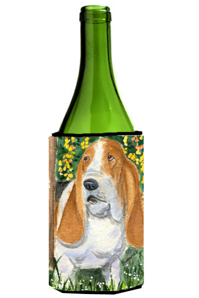Picture of Carolines Treasures SS8964LITERK Basset Hound Wine Bottle  Hugger - 24 oz.