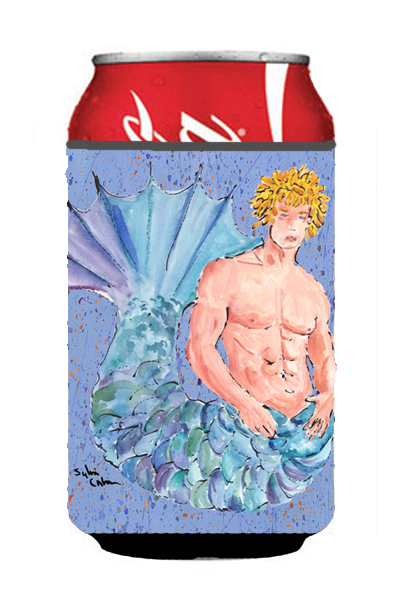 Picture of Carolines Treasures 8347CC Merman Can Or Bottle  Hugger - 12 oz.
