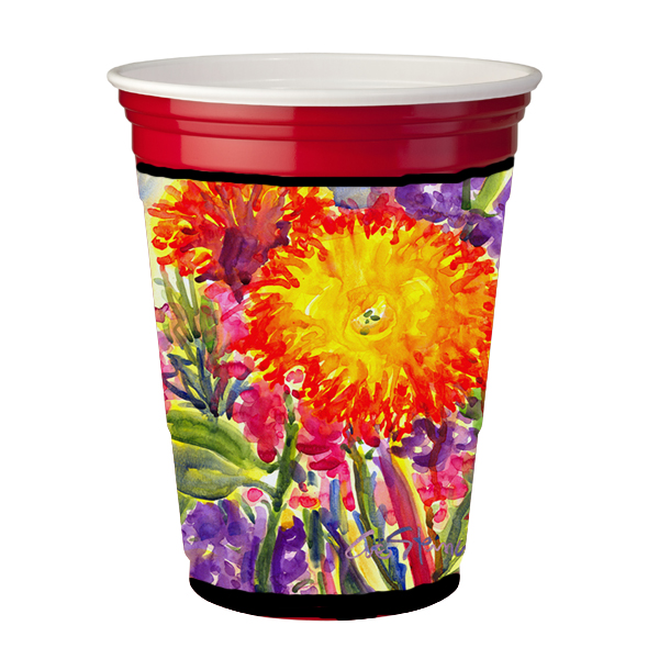 Flower - Aster Red Solo Cup  Hugger - 16 To 22 oz.