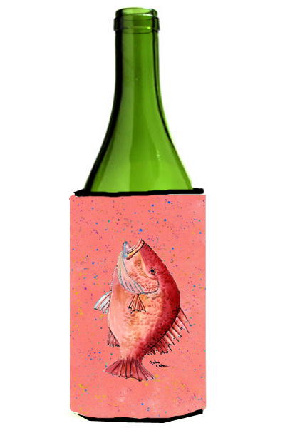 Picture of Carolines Treasures 8351LITERK Fish Strawberry Snapper Wine Bottle   Hugger - 24 oz.