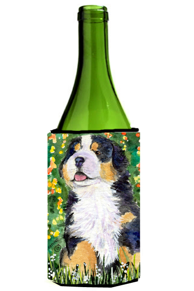 Picture of Carolines Treasures SS8955LITERK Bernese Mountain Dog Wine Bottle   Hugger - 24 oz.
