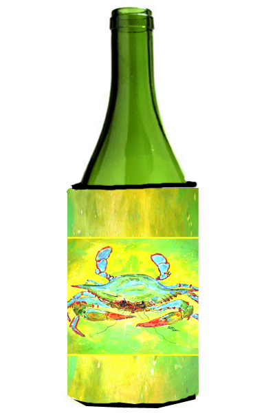 Picture of Carolines Treasures 8357LITERK Crab Wine Bottle   Hugger - 24 oz.