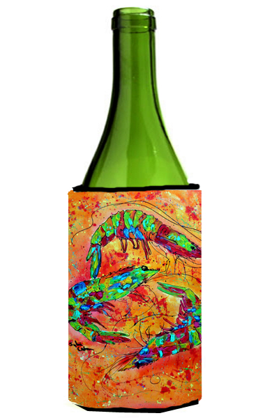Picture of Carolines Treasures 8361LITERK Shrimp Wine Bottle   Hugger - 24 oz.