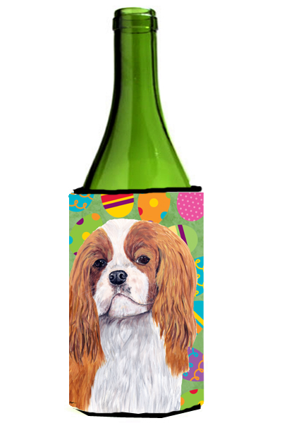 Cavalier Spaniel Easter Eggtravaganza Wine Bottle   Hugger - 24 oz.