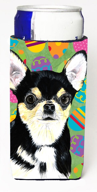 Chihuahua Easter Eggtravaganza Michelob Ultra bottle sleeves For Slim Cans - 12 oz.