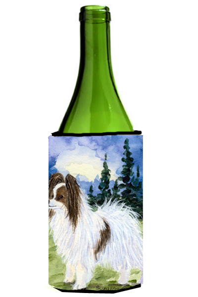 Picture of Carolines Treasures SS8975LITERK Papillon Wine Bottle   Hugger - 24 oz.