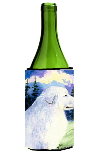 Picture of Carolines Treasures SS8980LITERK Great Pyrenees Wine bottle sleeve Hugger - 24 oz.