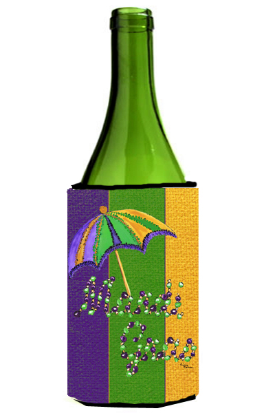 Picture of Carolines Treasures 8373LITERK Mardi Grass Second Line Umbrella Wine bottle sleeve Hugger - 24 oz.